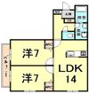 ソレアード甲東園の間取り画像