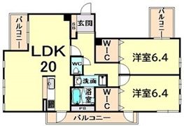 ソレイユ東園田の間取り画像