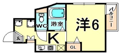 サニーハイツの間取り画像