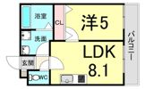 ノイヴェル立花の間取り画像