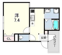 ALEGRIA西宮今津の間取り画像