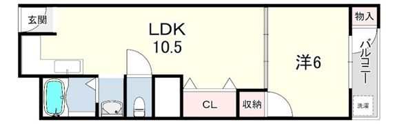 マンション大谷の間取り画像