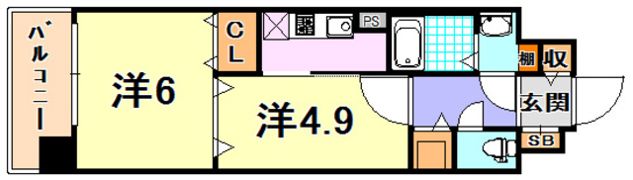 M’sレジデンス神戸の間取り画像