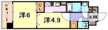 M’sレジデンス神戸の間取り画像