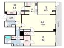 クラティオ御影山手一丁目の間取り画像