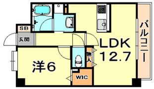 パルテール甲南山手の間取り画像