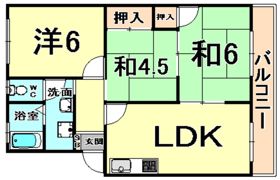ハイツ中村の間取り画像