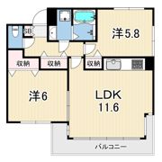 住吉本町壱番館の間取り画像