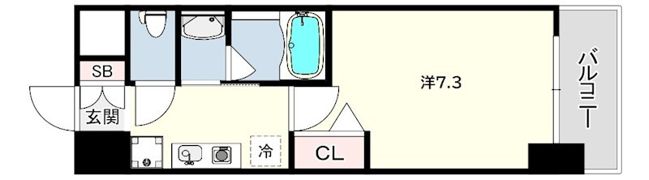 クリエイトビュー三宮磯上公園の間取り画像
