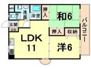 エスパシオ塚口の間取り画像
