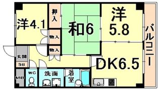 グリーンエクセル梅ノ木の間取り画像