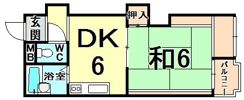 メゾン塚口の間取り画像