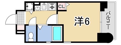 エステムコート神戸・県庁前IIの間取り画像