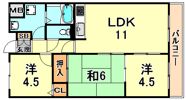 ピースフル本山の間取り画像