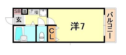 エルマール御影の間取り画像