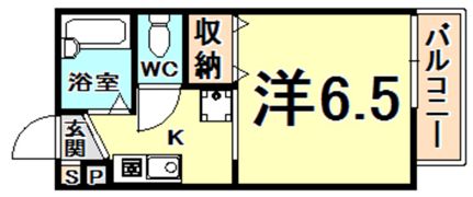 エクセレントヴィラ甲子園口の間取り画像