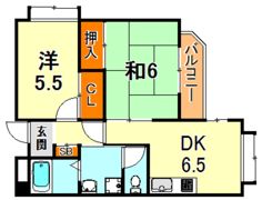 メゾンミヤマエの間取り画像