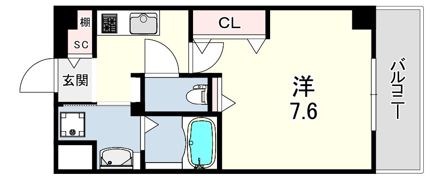 スプランディッド甲子園の間取り画像