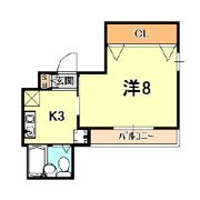 グリーンルーフ神若の間取り画像