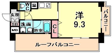 ロアール神戸住吉の間取り画像