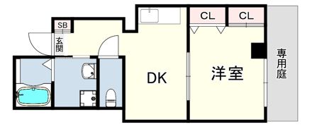 レファインド北立花の間取り画像