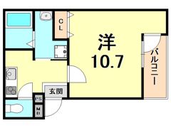 フジパレス西宮北口V番館の間取り画像