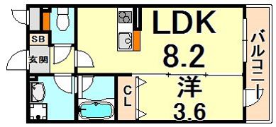 SK甲子園の間取り画像