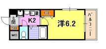 エステムコート神戸ハーバーランド前IIIコスタリティの間取り画像