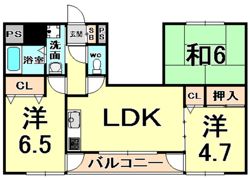 ノースフレアの間取り画像