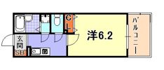 プレサンス新神戸の間取り画像