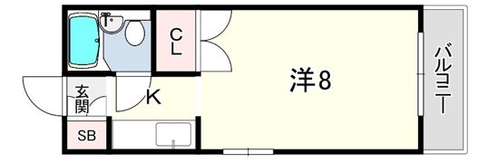 アバントコート住吉の間取り画像
