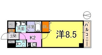 ノステルコート塚口の間取り画像