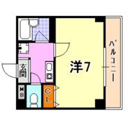 フロ-ラ本山の間取り画像