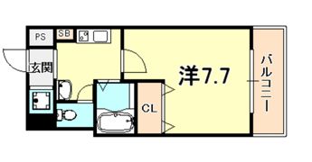 グラーツィア東灘の間取り画像