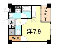 カノン甲南山手の間取り画像
