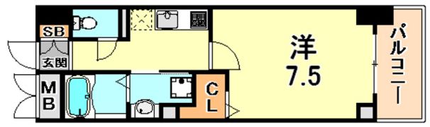 クラシェス北青木の間取り画像