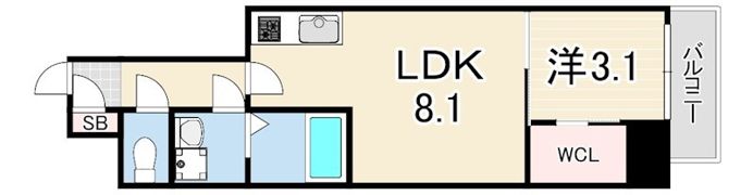 レーヴメゾン出屋敷の間取り画像