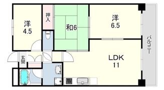 パレルミエール岡本の間取り画像