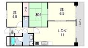 パレルミエール岡本の間取り画像