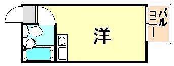 ライオンズマンション中山手の間取り画像