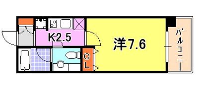 インベスト神戸エアフロントの間取り画像