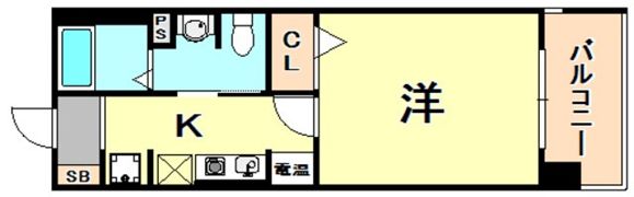 ロイヤル神戸三宮の間取り画像