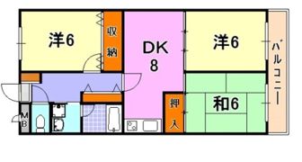 ハイツときわの間取り画像