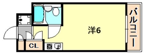 キューブ塚口の間取り画像