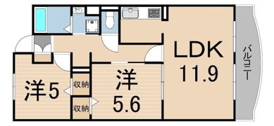 グリーンテラス園田の間取り画像