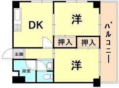 グレイスハイツ六甲の間取り画像