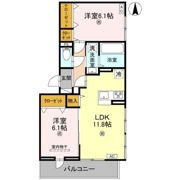 La Maison 塚口の間取り画像