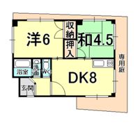 ウエステル甲子園の間取り画像