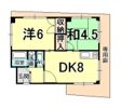 ウエステル甲子園の間取り画像