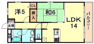 レ・ブローニュの間取り画像